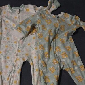 Disney Baby Simba Onesie in Yellow and Green